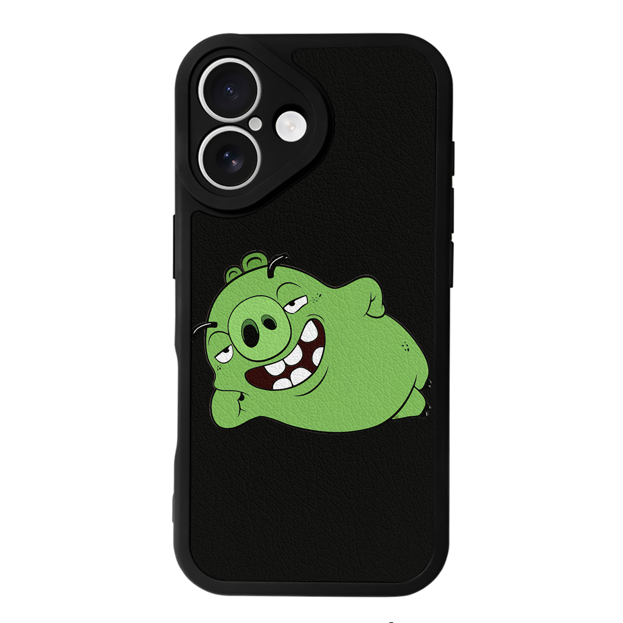 （画像用） Angry Birds アングリーバード 【iPhone 16シリーズ対応】シリコンスマホケース（レザー調） 材質：シリコン